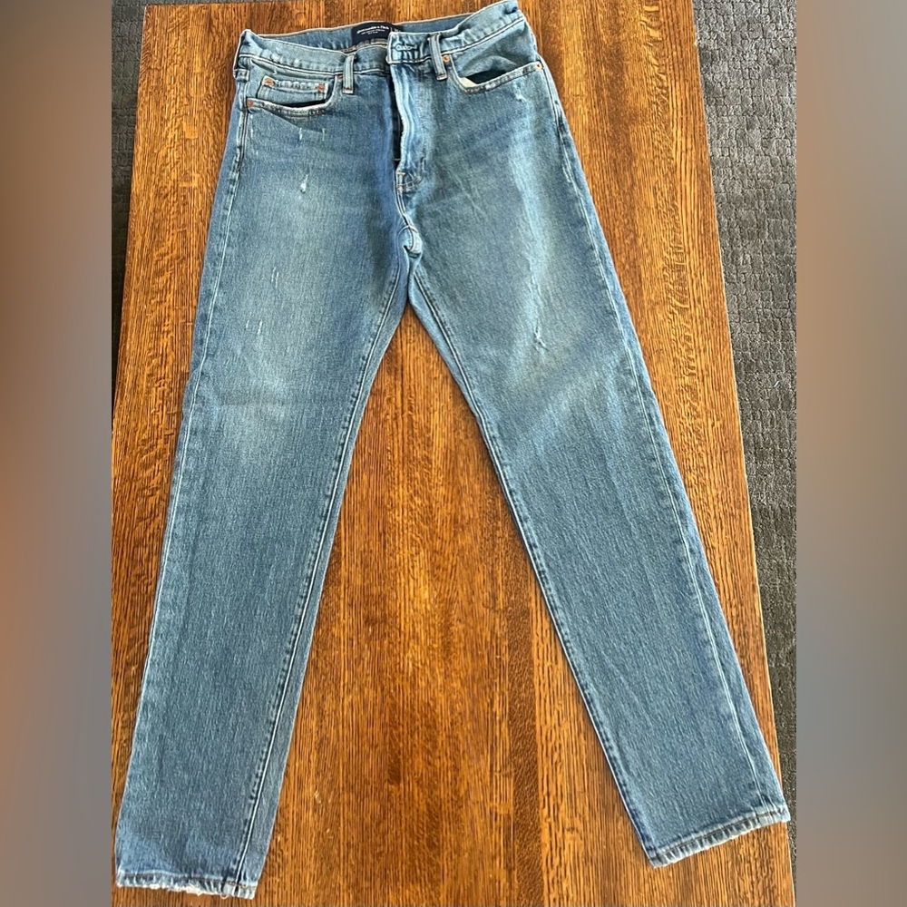 Abercrombie Men’s Boy’s Jeans Vintage Stretch 90s Slim 31x30 Some Distressing